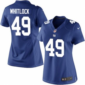 Women\'s Nike New York Giants #49 Nikita Whitlock Limited Royal Blue Team Color NFL Jersey