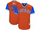 2017 Little League World Series Astros #36 Will Harris Bill Orange Jersey