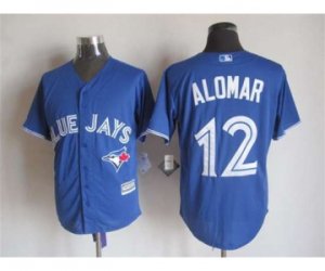 mlb jerseys toronto blue jays #12 alomar blue