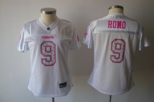 women nfl dallas cowboys #9 romo white[2011 fem fan]