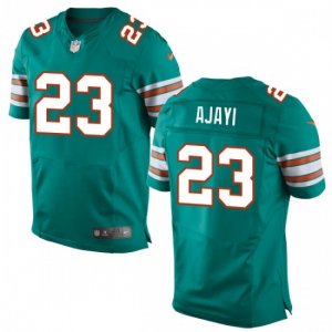 Nike Miami Dolphins #23 Jay Ajayi Aqua Green Alternate Mens Stitched NFL Elite Jersey