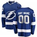 Tampa Bay Lightning Blue Fanatics Branded Home Breakaway Mens Custom Jersey