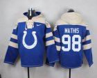 Nike Indianapolis Colts #98 Robert Mathis Royal Blue Player Pullover NFL Hoodie