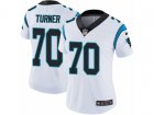 Women Nike Carolina Panthers #70 Trai Turner Vapor Untouchable Limited White NFL Jersey