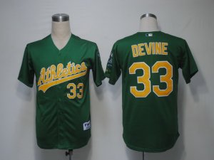 MLB Oakland Athletics #33 Devine Green