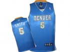 Nuggets #5 Jr. Smith Blue Jersey