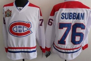 Montreal Canadiens #76 Subban CH 2011 Heritage Classic Jersey Wh