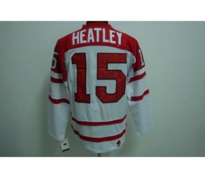 nhl team canada #15 heatley 2010 olympic white