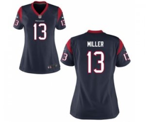 Women\'s Nike Houston Texans #13 Braxton Miller Navy Blue Team Color NFL Jersey