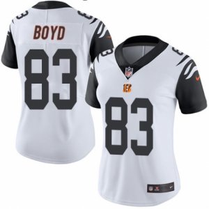 Women\'s Nike Cincinnati Bengals #83 Tyler Boyd Limited White Rush NFL Jersey