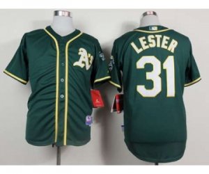 mlb jerseys oakland athletics #31 lester green