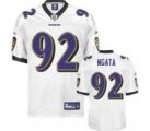 baltimore ravens #92 youth ngata white