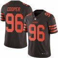 Mens Nike Cleveland Browns #96 Xavier Cooper Limited Brown Rush NFL Jersey