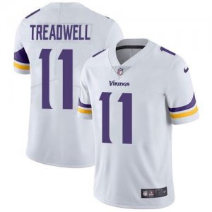 Nike Vikings #11 Laquon Treadwell White Vapor Untouchable Limited Jersey