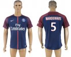 2017-18 Paris Saint-Germain 5 MARQUINHOS Home Thailand Soccer Jersey