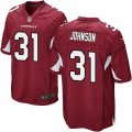 Mens Nike Arizona Cardinals #31 David Johnson Game Red Team Color NFL Jersey