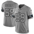 Nike Panthers #59 Luke Kuechly 2019 Gray Gridiron Gray Vapor Untouchable Limited