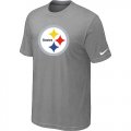 Nike Pittsburgh Steelers Sideline Legend Authentic Logo T-Shirt Light grey