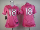 Nike Women Denver Broncos #58 Von Miller Pink Jerseys[love s]