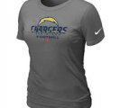 Women San Diego Charger D.Grey T-Shirt