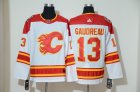 Flames #13 Johnny Gaudreau White 2019 Heritage Classic Breakaway Adidas Jersey