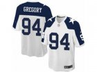 Youth Nike Dallas Cowboys #94 Randy Gregory Game White Throwback Alternate NFL Jersey