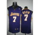 nba los angeles lakers #7 odom regular purple