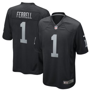 Nike Raiders #1 Clelin Ferrell Black 2019 NFL Draft First Round Pick Vapor Untouchable