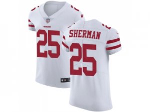 Nike San Francisco 49ers #25 Richard Sherman White Men Stitched NFL Vapor Untouchable Elite Jersey