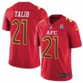 Mens Nike Denver Broncos #21 Aqib Talib Limited Red 2017 Pro Bowl NFL Jersey
