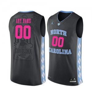 North Carolina Tar Heels Black 2018 Breast Cancer Awareness Mens Customized College