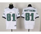 Nike jerseys philadelphia eagles #81 matthews white[Elite]