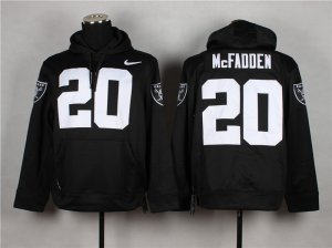 Nike Oakland Raiders #20 Darren McFadden black jerseys(Pullover Hoodie)