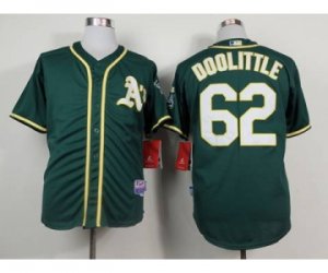 mlb jerseys oakland athletics #62 doolittle green