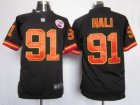 Nike NFL Kansas City Chiefs #91 Tamba Hali Black Jerseys(Game)