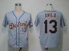 mlb detroit tigers #13 avila grey