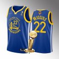 Warriors# 22 Andrew Wiggins Royal Nike 2022 Finals Champions Swingman Jersey