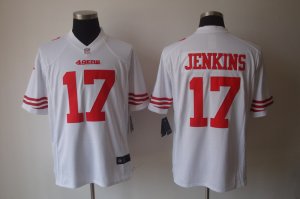 NIKE NFL San Francisco 49ers #17 Jenkins White Game Jerseys