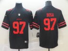 Nike #49ers 97 Nick Bosa Black Youth 2019 NFL Draft First Round Pick Vapor Untouchable