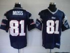 nfl new england patriots #81 moss dk.blue