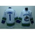 youth nhl vancouver canucks #1 luongo white