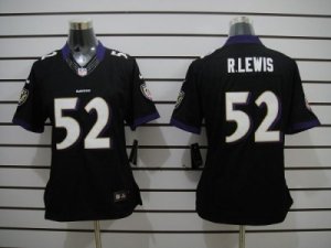 Nike NFL Youth Baltimore Ravens #52 Ray Lewis Black Jerseys