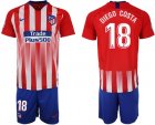 2018-19 Atletico Madrid 18 DIEGO COSTA Home Soccer Jersey