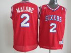 nba philadelphia 76ers #2 malone red[swingman]