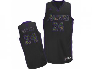 nba los angeles lakers #24 gasol black[camo fashion swingman]