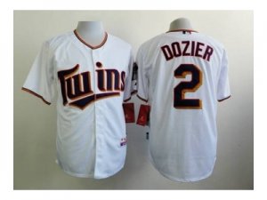 mlb jerseys minnesota twins #2 dozier white[dozier]