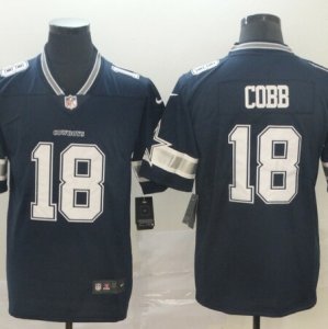 Nike Cowboys #18 Randall Cobb Navy Vapor Untouchable Limited Jersey