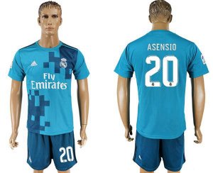 2017-18 Real Madrid 20 ASENSIO Third Away Soccer Jersey