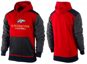 Men Denver Broncos Authentic Logo Hoodie-1