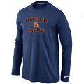 Nike Cleveland Browns Heart & Soul Long Sleeve T-Shirt D.Blue